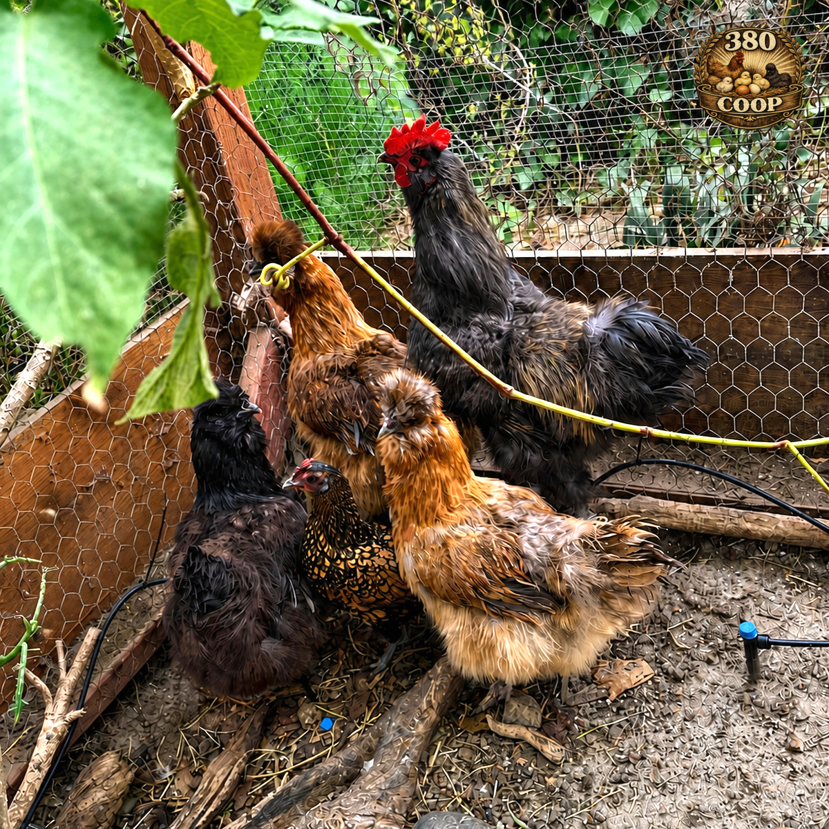 Silkie-mix chick parent
